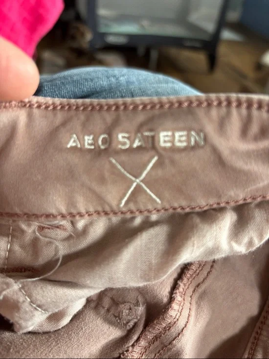 American Eagle Outfitters Blush Pink Women’s Jeggings Size 8 Super Stretch - Picture 7 of 7